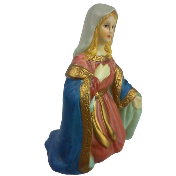 Vintage 1993 Creative Ceramics Nativity Porcelain Figurine Mary 4 Inch 47110661 - Picture 2 of 3